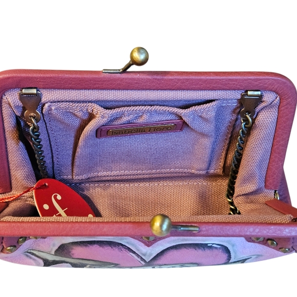 😈WICKED NWT Y2K VINTAGE Isabella Fiore Mini Purse Bag - NWT😈 - Picture 8 of 17